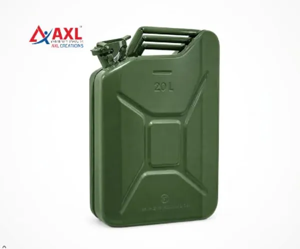 Axl_S_Un_And_Peso_Certified_20l_Heavy_Duty_Metal_Jerry_Can_With_Flexible_Steel_Spout_Leak_Proof_Fuel_Storage_Can_Steel_Petrol_Diesel_Container_Nato_Style_Jerry_Can_Green