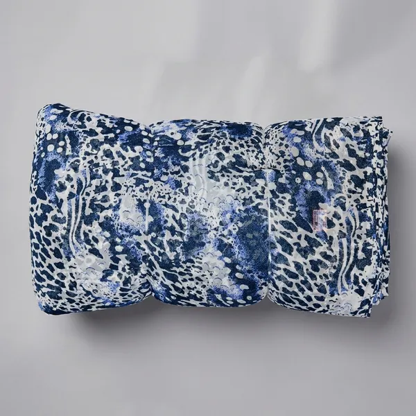 Blue_Abstract_Print_Poly_Chiffon_Dobby_Lurex