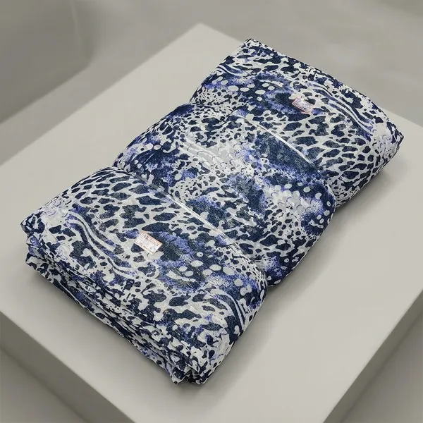 Blue_Abstract_Print_Poly_Chiffon_Dobby_Lurex