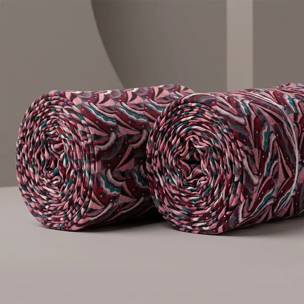 Maroon_Multicolor_Striped_Print_Poly_Chiffon