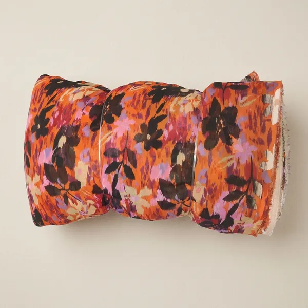 Orange_Pink_Abstract_Print_Poly_Chiffon