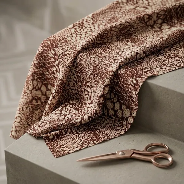 Pink_Snakeskin_Print_Poly_Georgette