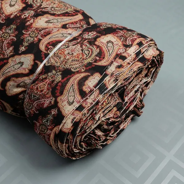 Brown_Paisley_Print_Poly_Chiffon
