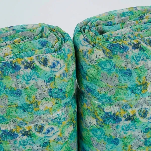 Green_Floral_Print_Poly_Chiffon