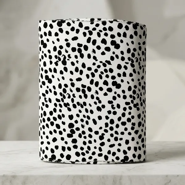 White_Polka_Dot_Print_Poly_Crepe