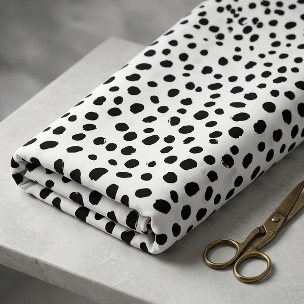 White_Polka_Dot_Print_Poly_Crepe