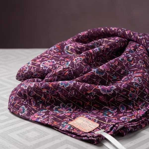Purple_Floral_Print_Poly_Chiffon_Dobby_Lurex