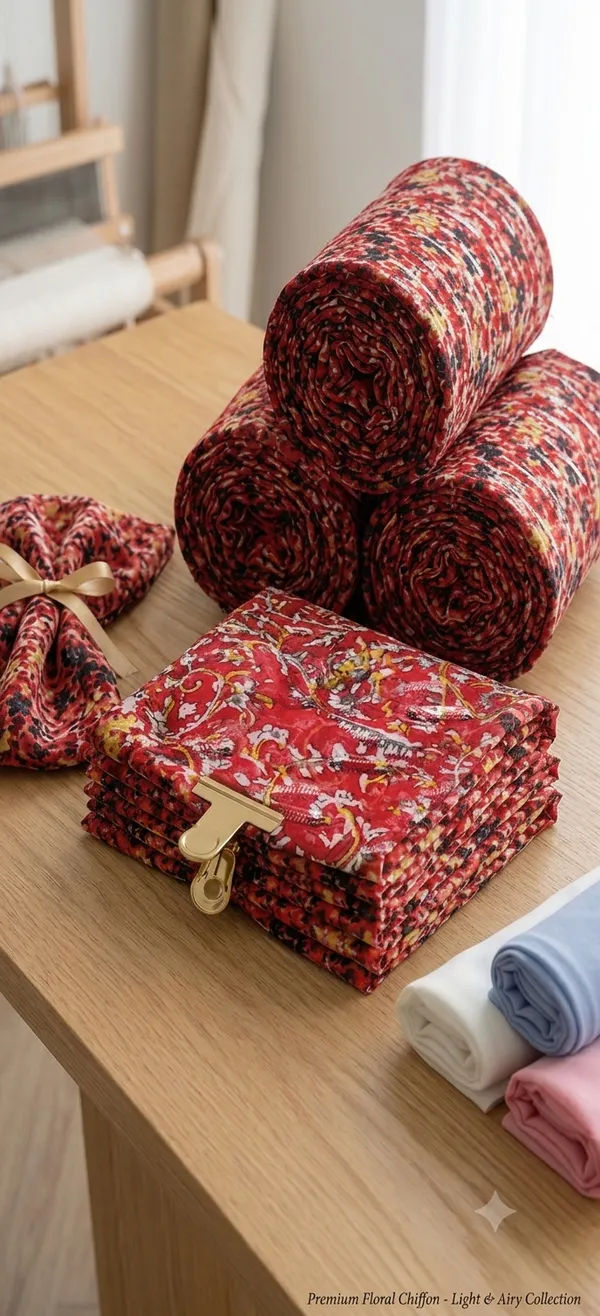 Red_Print_Poly_Chiffon_Dobby_Lurex