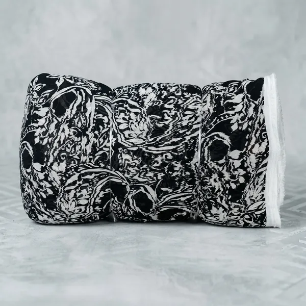 Black_White_Paisley_Print_Poly_Georgette