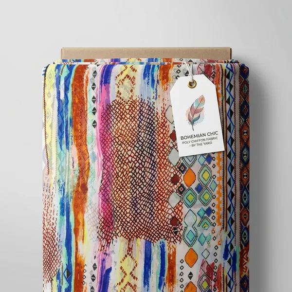 Multicolor_Bohemian_Print_Poly_Chiffon