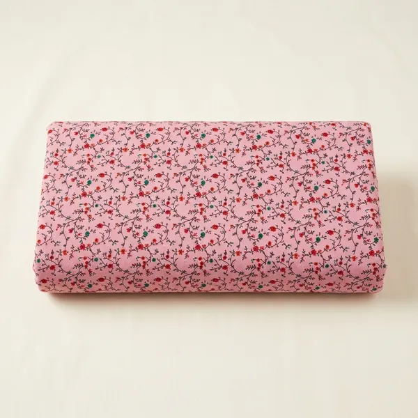 Pink_Floral_Print_Poly_Crepe