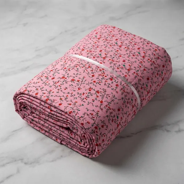 Pink_Floral_Print_Poly_Crepe