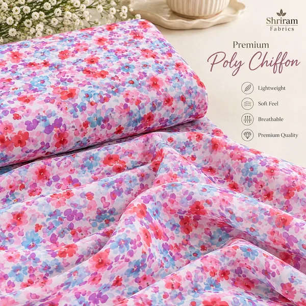 Pink_Floral_Print_Poly_Chiffon