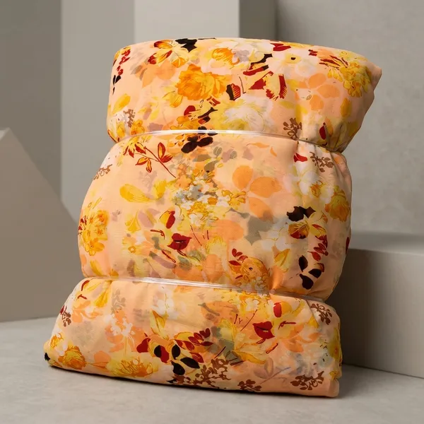 Peach_Floral_Print_Poly_Georgette