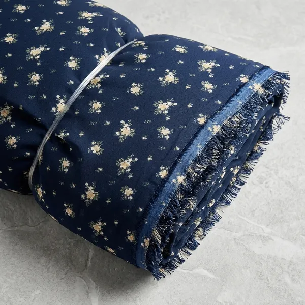 Navy_Blue_Floral_Print_Poly_Georgette