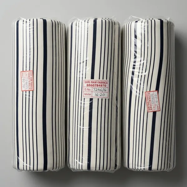 White_Striped_Poly_Crepe