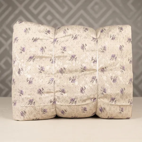 Beige_Floral_Print_Poly_Crepe_Jacquard