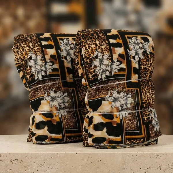 Brown_Leopard_Floral_Print_Poly_Georgette