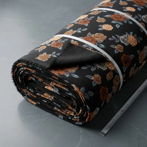 Black_Floral_Print_Poly_Georgette
