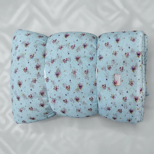 Blue_Floral_Print_Poly_Chiffon