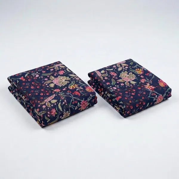 Navy_Blue_Floral_Print_Poly_Georgette