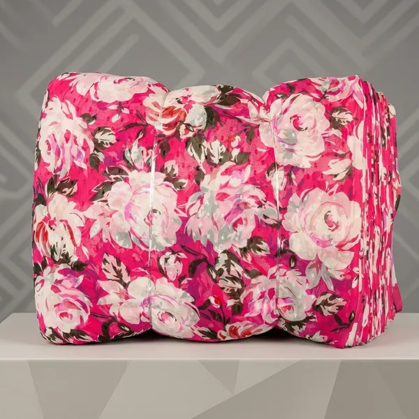 Pink_Floral_Print_Poly_Chiffon_Dobby_Lurex