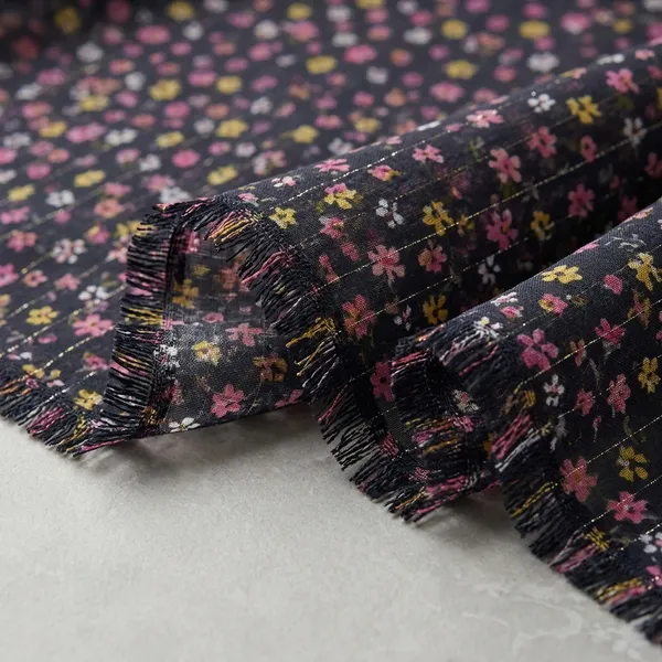 Purple_Floral_Print_Poly_Chiffon_Dobby_Lurex