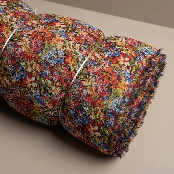 Maroon_Multicolor_Floral_Print_Poly_Chiffon