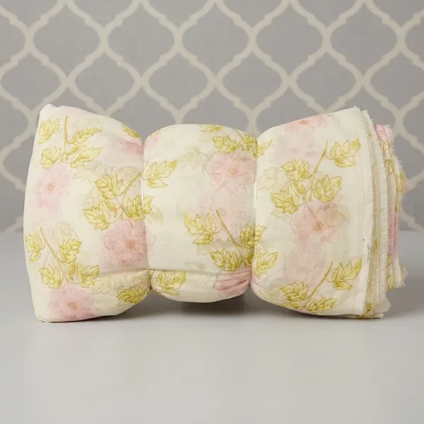 Pink_Gold_Floral_Print_Poly_Chiffon
