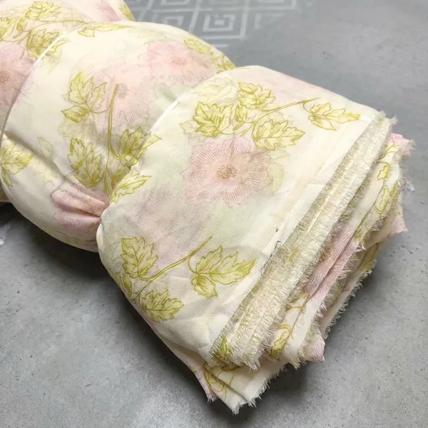 Pink_Gold_Floral_Print_Poly_Chiffon
