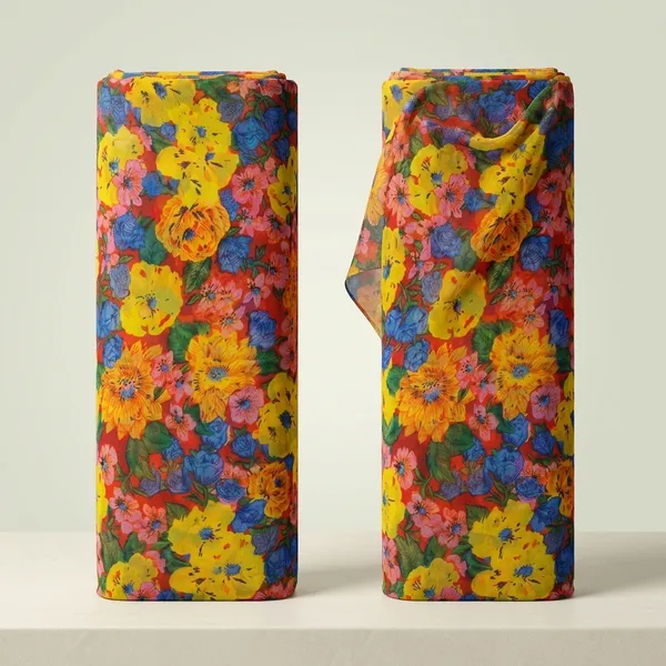 Multicolor_Floral_Print_Poly_Chiffon
