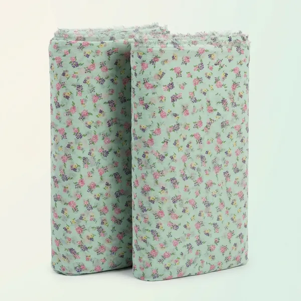 Mint_Green_Floral_Print_Poly_Chiffon
