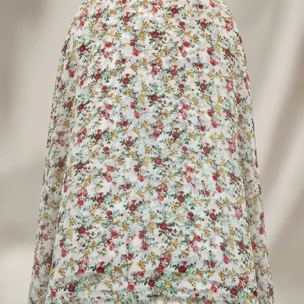 White_Floral_Print_Poly_Chiffon