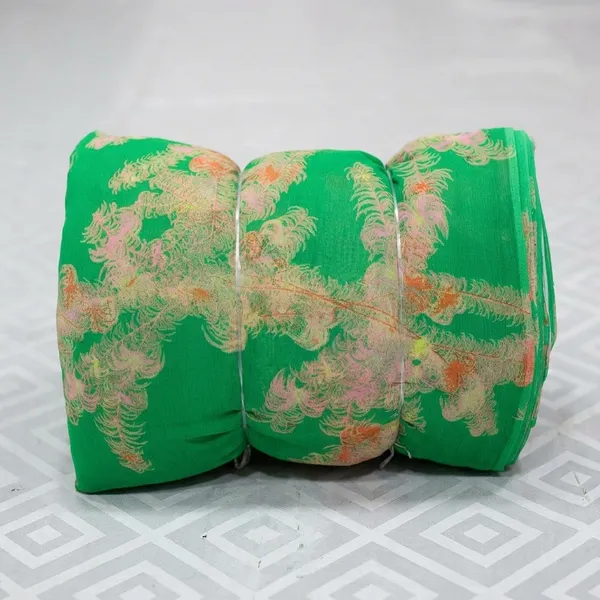 Green_Print_Poly_Chiffon