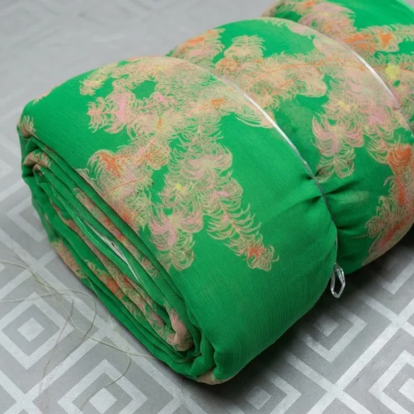 Green_Print_Poly_Chiffon
