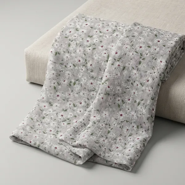 Grey_Floral_Print_Poly_Chiffon