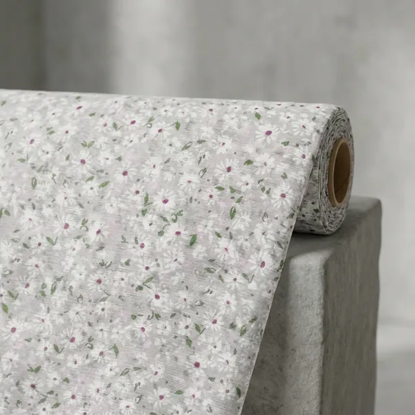 Grey_Floral_Print_Poly_Chiffon