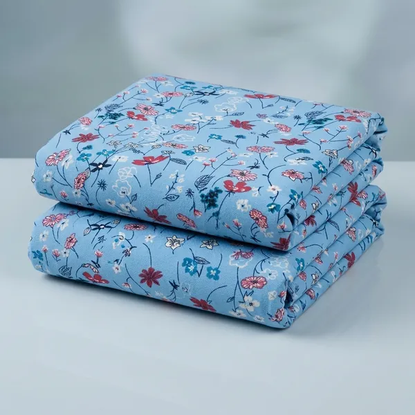 Blue_Floral_Print_Poly_Crepe