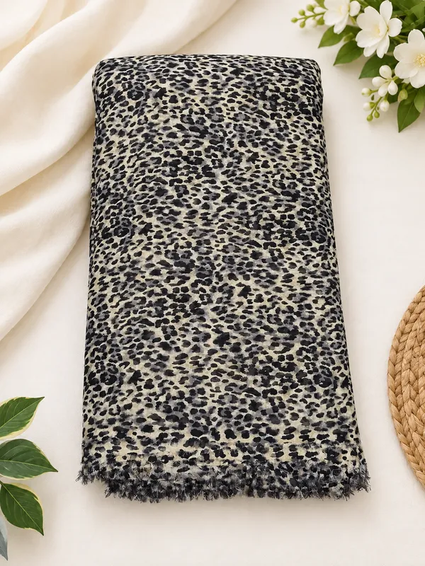 Black_White_Leopard_Print_Poly_Chiffon