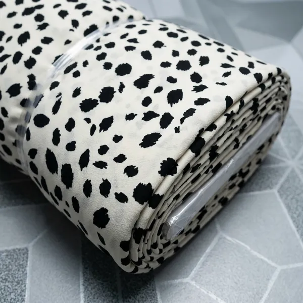 White_Dalmatian_Print_Poly_Crepe
