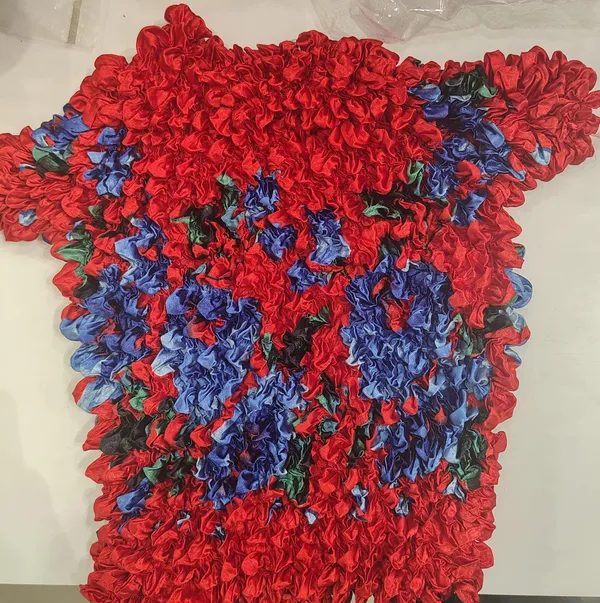 Multicolour_Textured_Popcorn_Satin_Tops