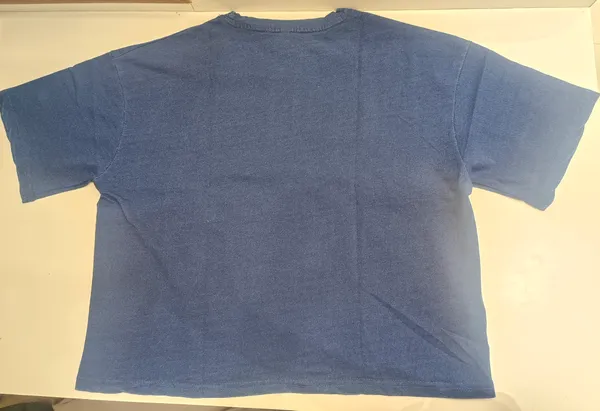 Blue_Graphic_Short_Sleeve_T-Shirt_for_Women