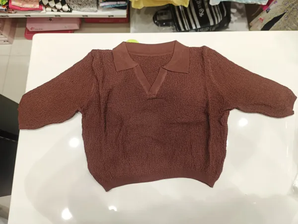 Brown_Premium_Knitted_Crop_Top_For_Women