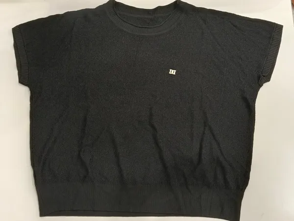 Grey_Premium_Knitted_T-Shirt_For_Women