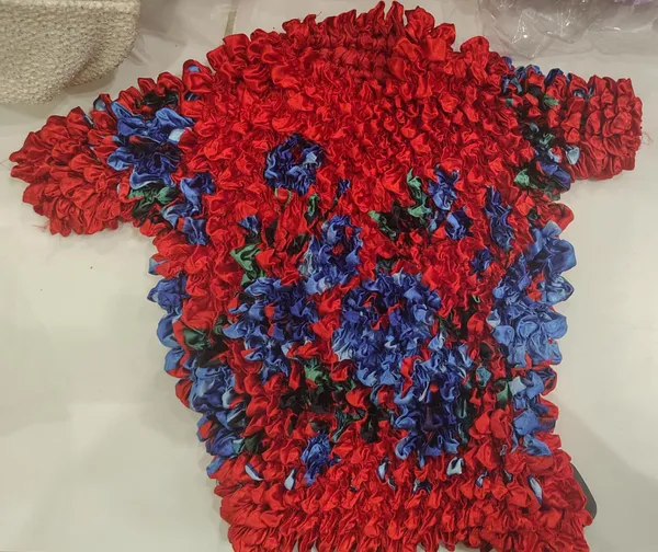 Multicolour_Textured_Popcorn_Satin_Tops