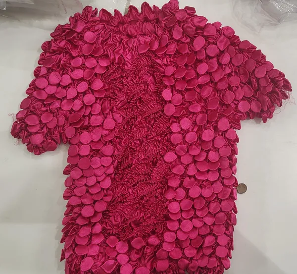 Magenta_Textured_Popcorn_Satin_Top