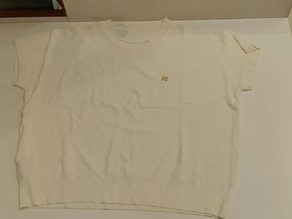 White_Premium_Knitted_T-Shirt_For_Women