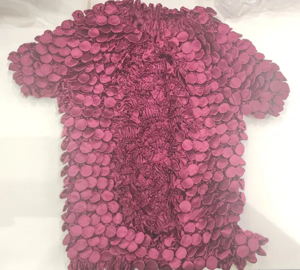 Burgundy_Textured_Popcorn_Satin_Top