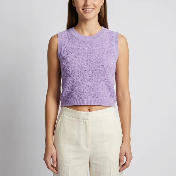 Lavender_Premium_Knitted_Crop_Top_For_Women