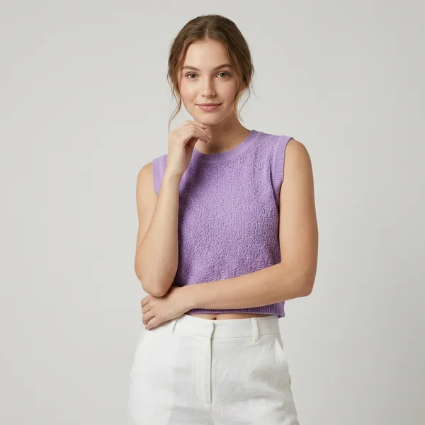 Lavender_Premium_Knitted_Crop_Top_For_Women
